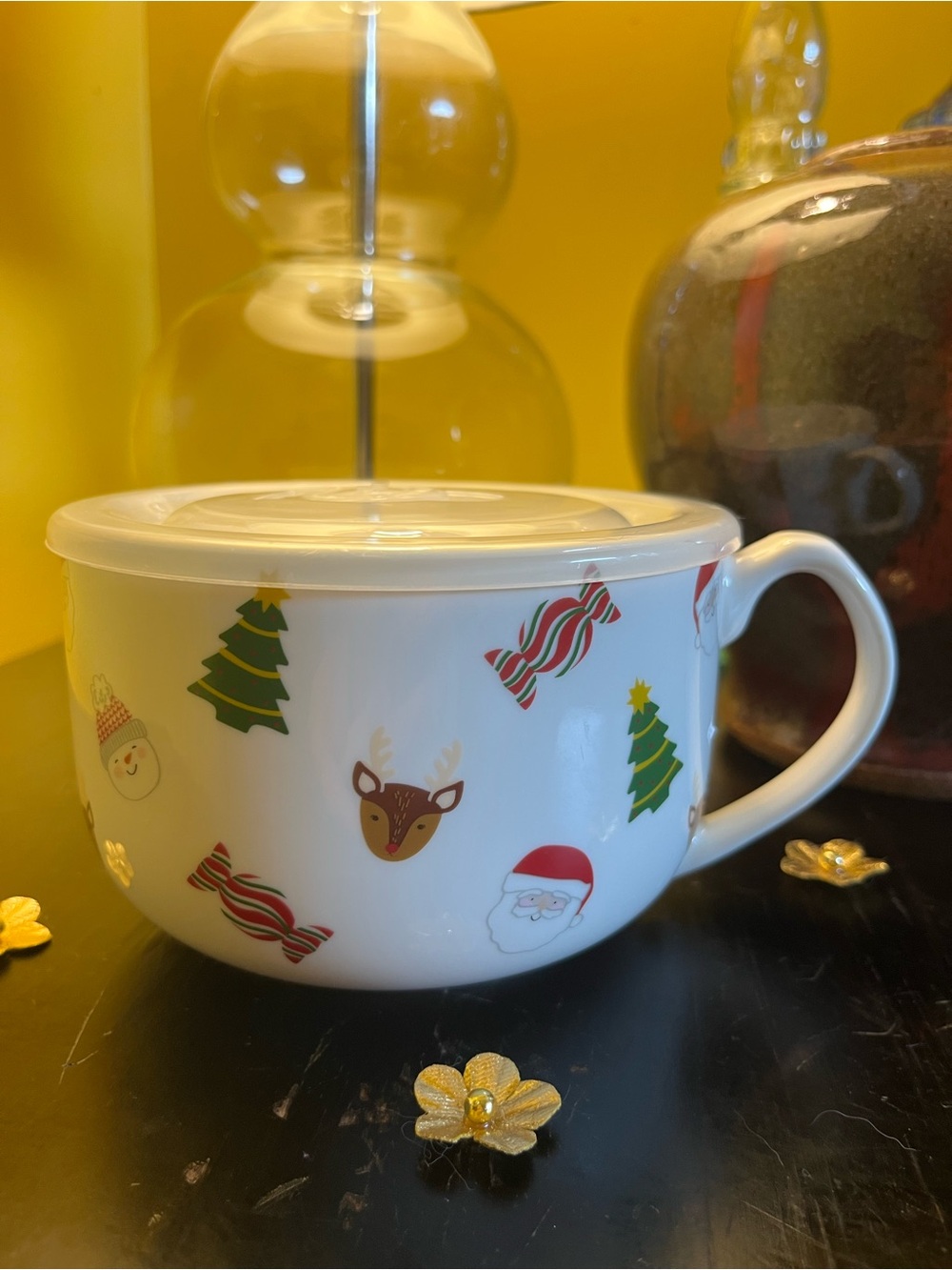 Tag White Ceramic Mug with Handle